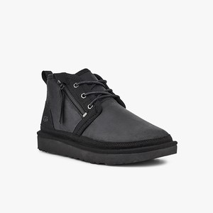 Ugg Neumel Zip Men Classic Boots Black (6910TJRUK)